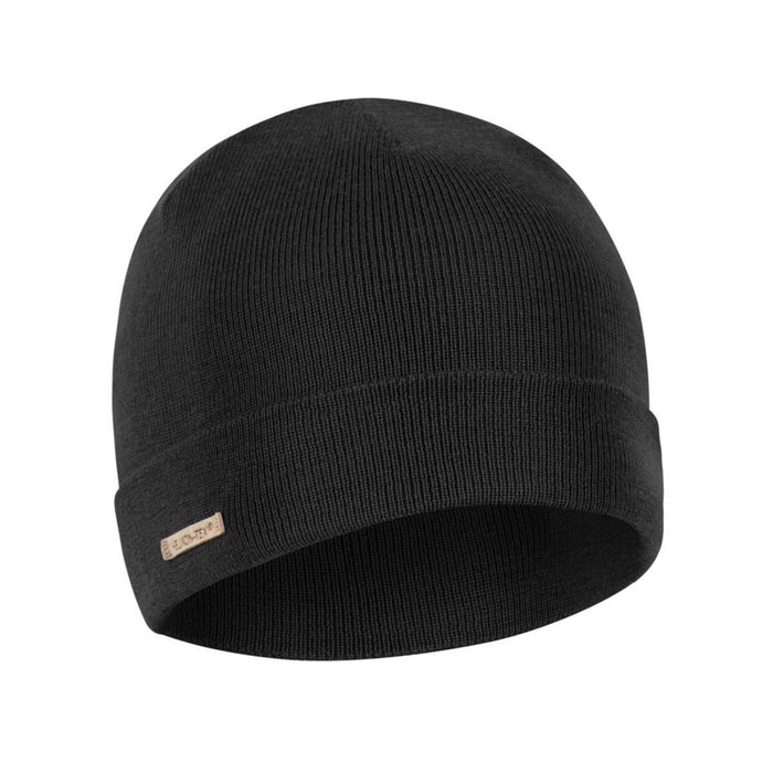Helikon - Tex Winter Beanie Cap Ademend Dubbellaags Merino Gebreid Zwart - GoMilitar