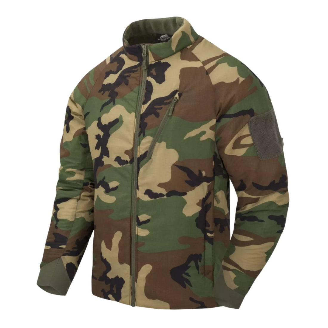 Helikon-Tex Wolfhound-jack Climashield-isolatie Windpack Woodland Camo