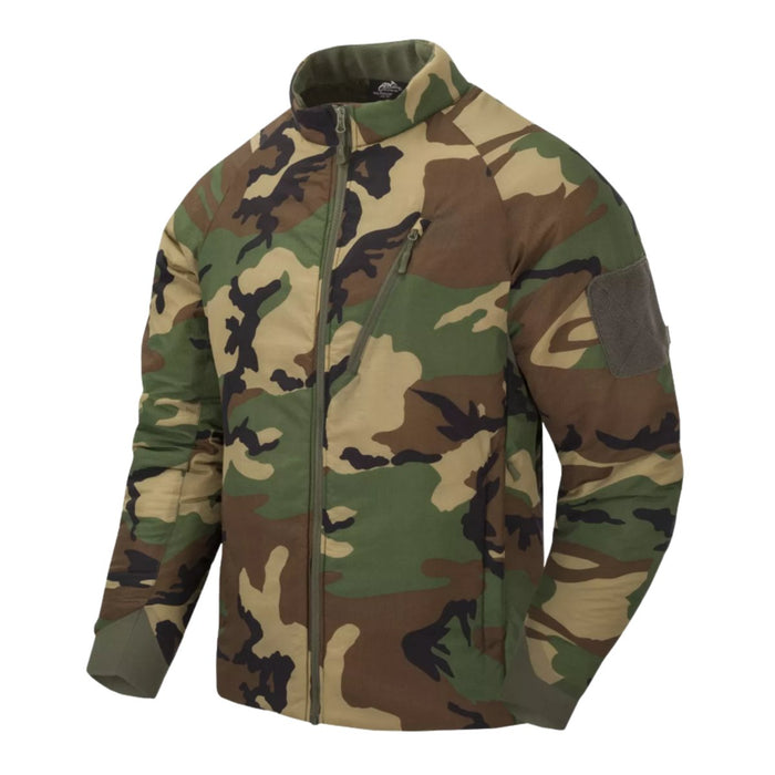 Helikon - Tex Wolfhound-jas Climashield-isolatie Windpack Woodland Camo - GoMilitar