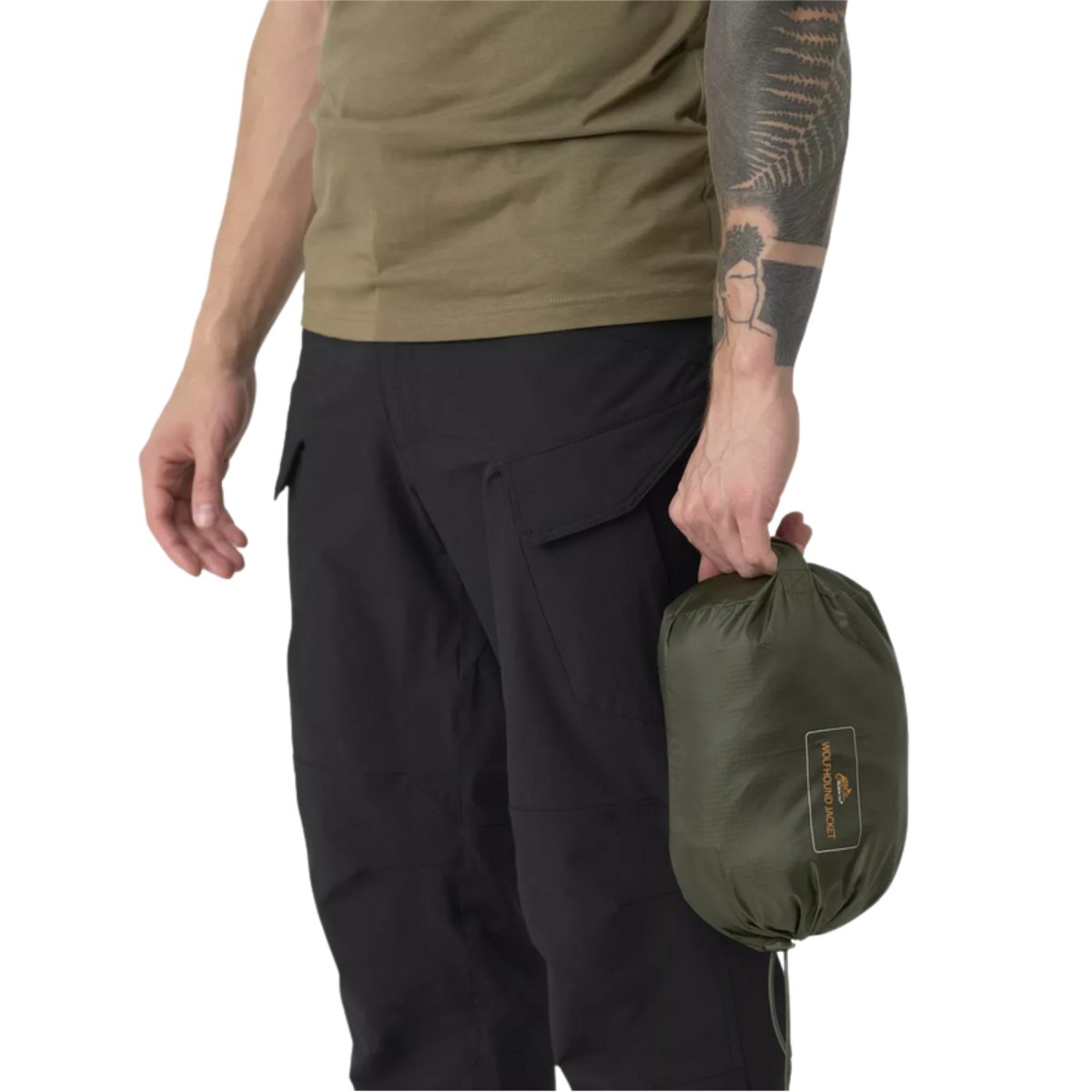Helikon-Tex Wolfhound-jack Climashield-isolatie Windpack Woodland Camo