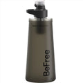Katadyn BeFree AC 1L waterfilter opvouwbare fles EZ Clean Technology zwart