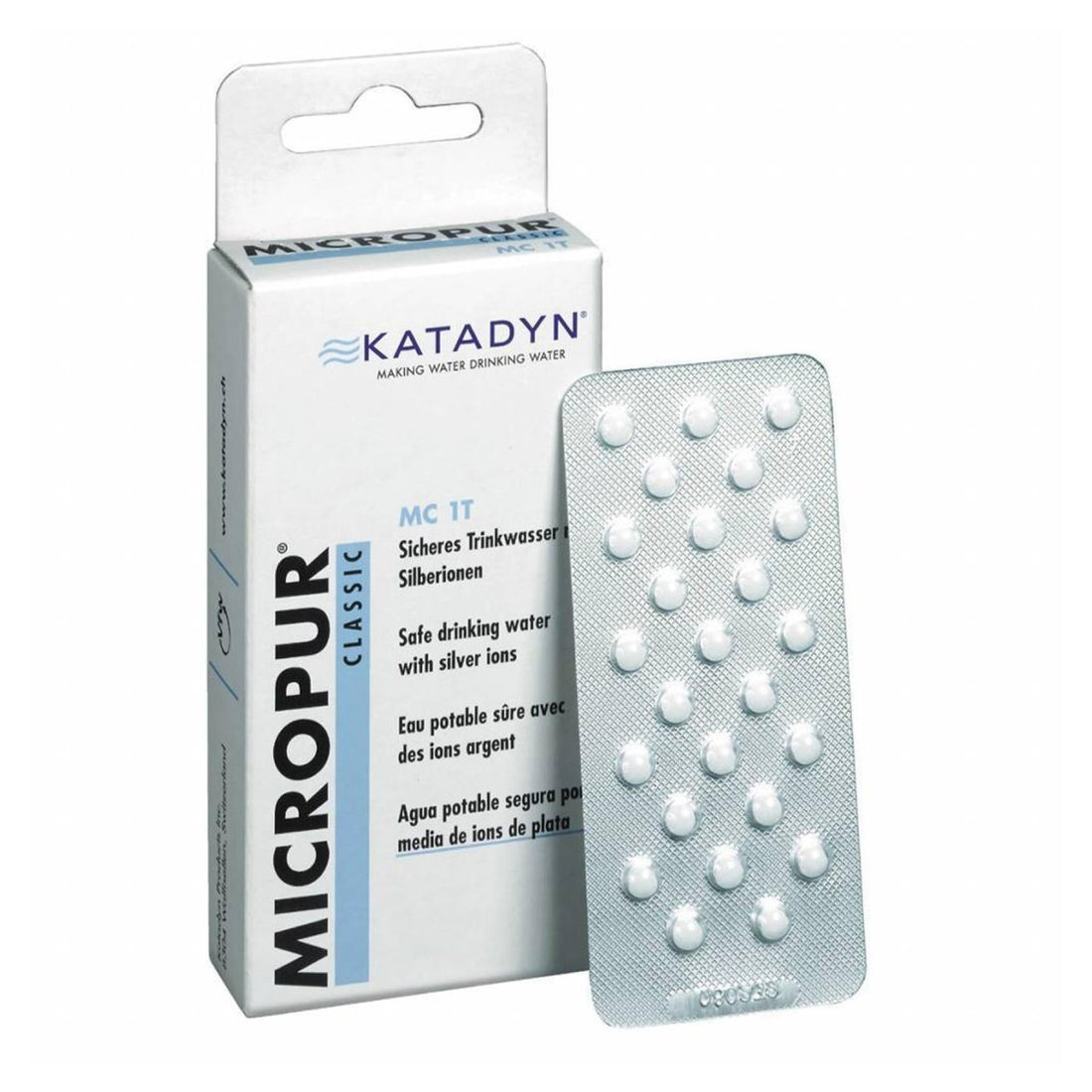 Katadyn Micropur Classic MC 1T Waterzuiveringstabletten 2x25 Langdurig gebruik