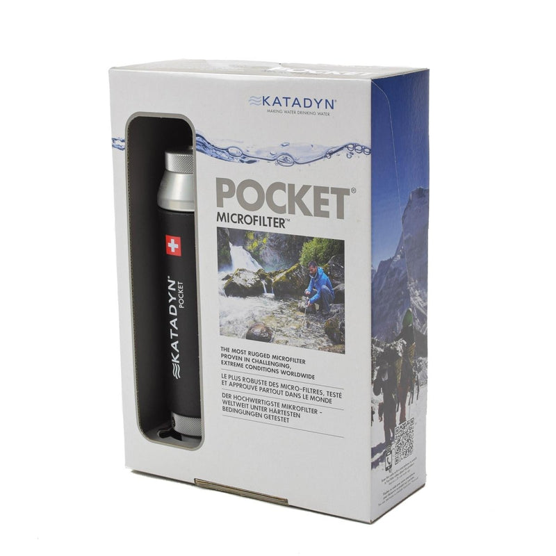 Katadyn Pocket Water Filter Langdurige camping noodzuiveringspremie