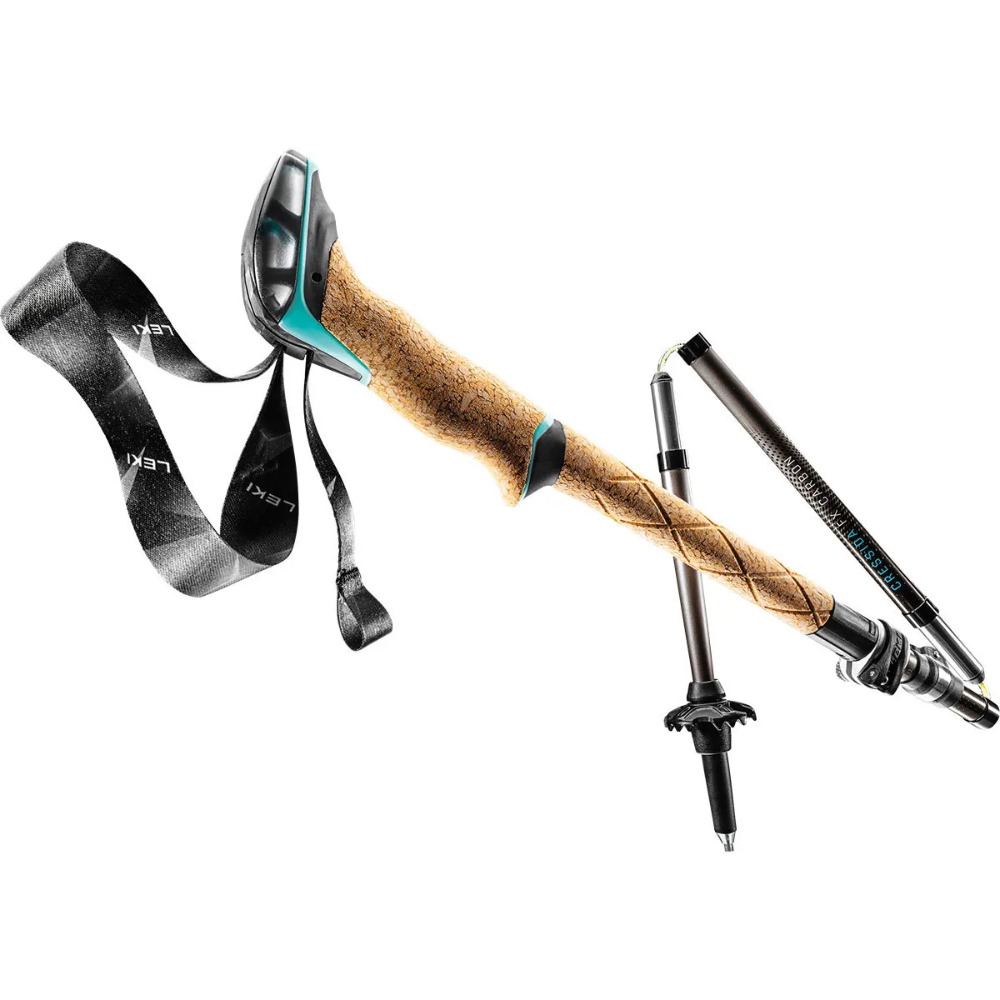 LEKI Cressida FX Carbon Trekkingstokken Dames Opvouwbaar Wandelpaar 100-120 cm