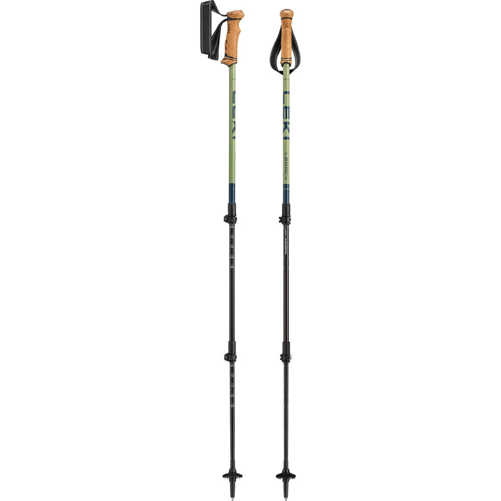 LEKI Legacy Lite Verstelbare Wandeltrekkingstokken Paar 100-135 cm Lichtgewicht
