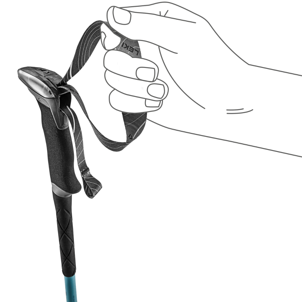 LEKI Makalu Lite AS Trekkingstokken Verstelbaar Anti-Shock Wandelpaar 100-135cm