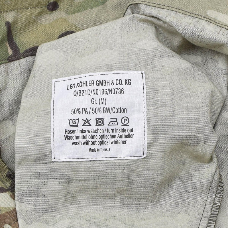 Leo Kohler Cargo Pants versterkte ripstop Acu Duty Trousers MTP Camouflage