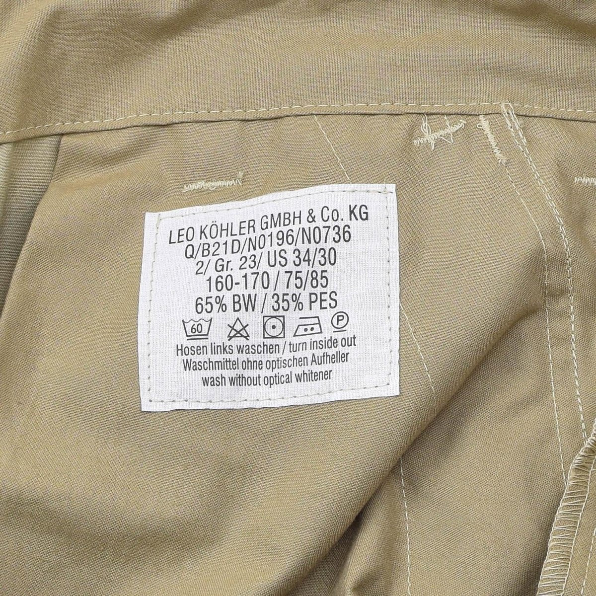 Leo Kohler Commando Tactical Field Pants Tropentarn Camo Special Forces broek