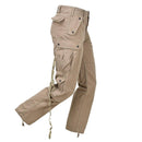 Khaki Leo Kohler Commando reinforced cotton BDU pants with multiple pockets for tactical and durable use