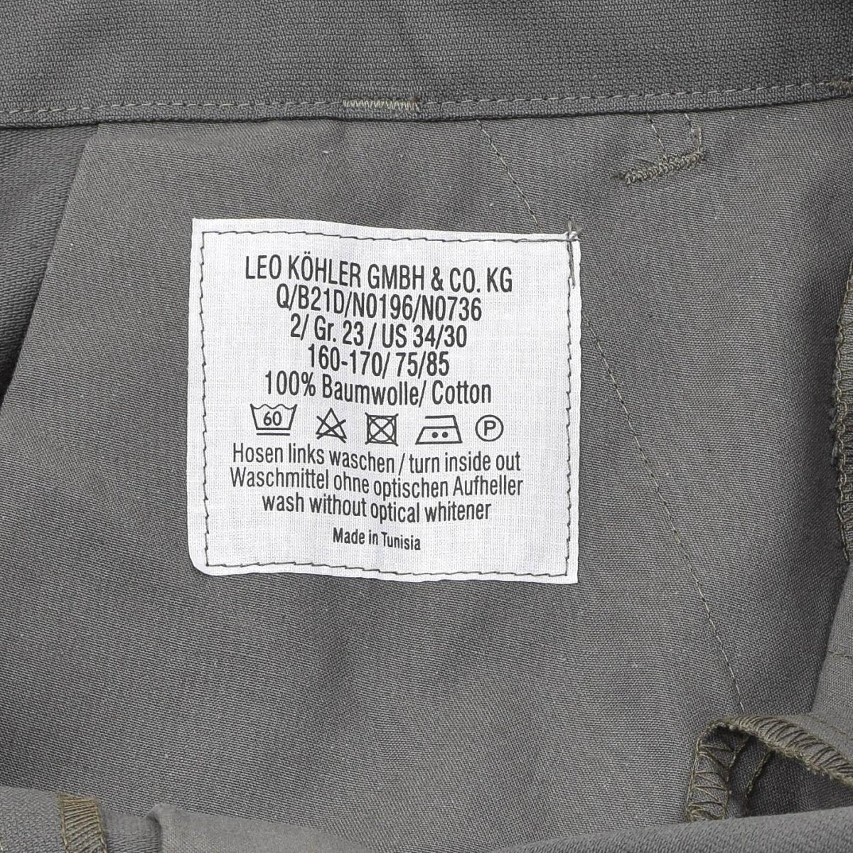 Leo Kohler Field Pants Combat Militaire Troops Ladingbroek Katoen Solid Olive
