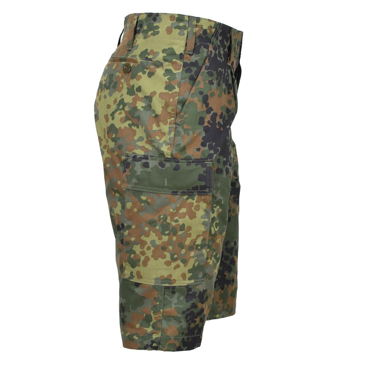 Leo Kohler Knie-lengte shorts Militair Personeel Bermuda Flecktarn Camouflage