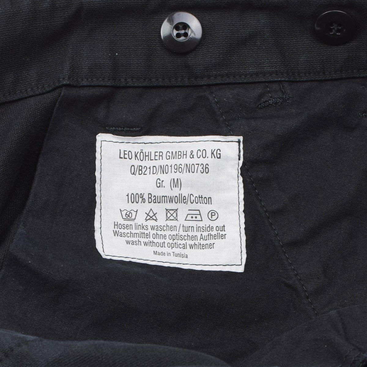 Leo Kohler Militair personeel Bermuda Shorts Knie-lengte Hiking Shorts Black