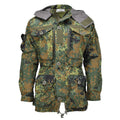 Leo Kohler Militaire ripstop Smock jas Flecktarn Camouflage Tactical Cordura