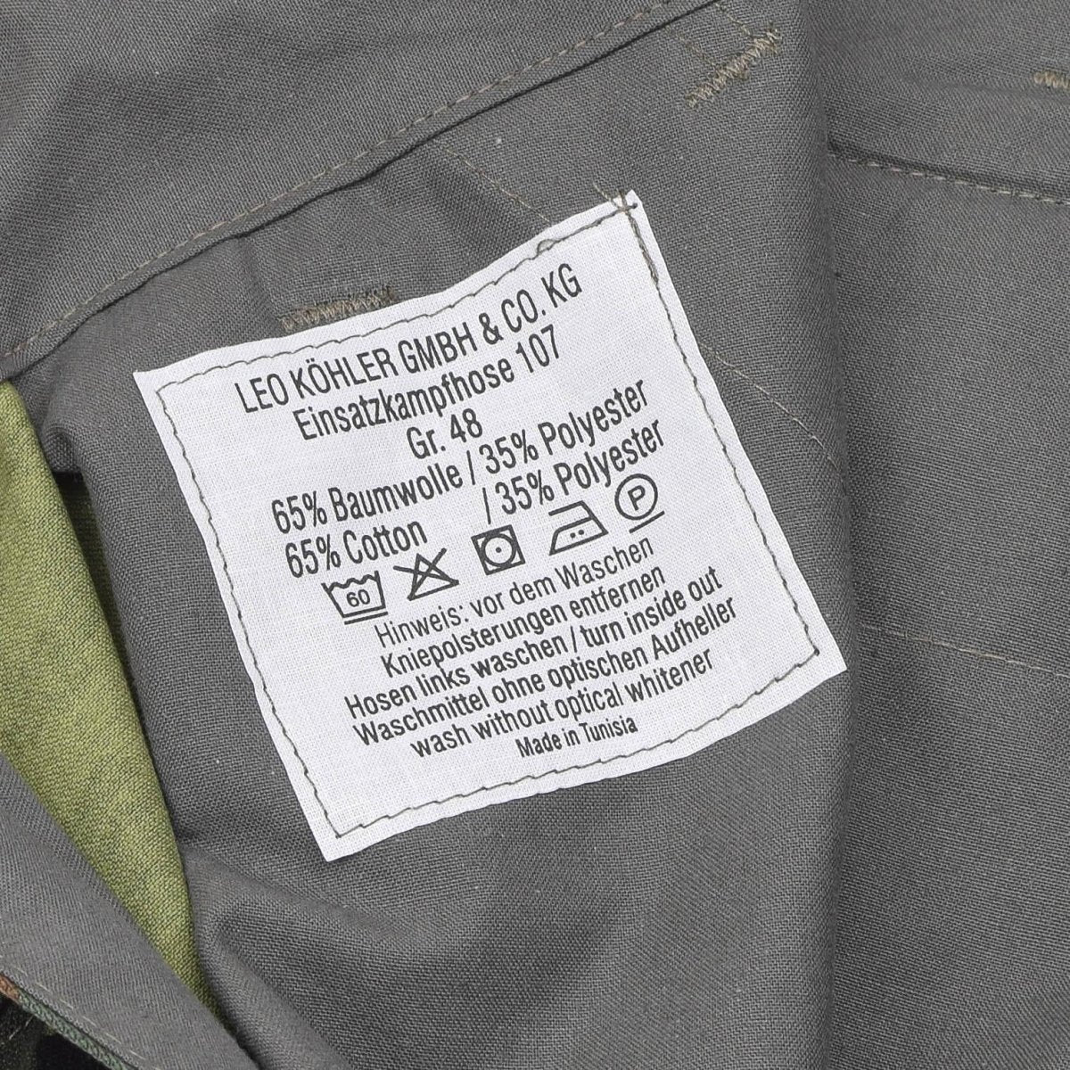 Leo Kohler stevige gevechtsbroek Acu versterkte tactische ladingbroek Flecktarn