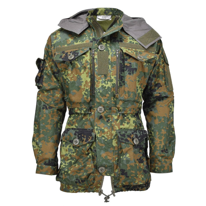 Leo Kohler tactisch kieljack van ripstopstof met capuchon en versterkte ellebogen van cordura - GoMilitar