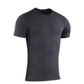 M-TAC 93/7 Zomer T-shirt Lichtgewicht Stretch Katoen Korte Mouw Donkergrijs