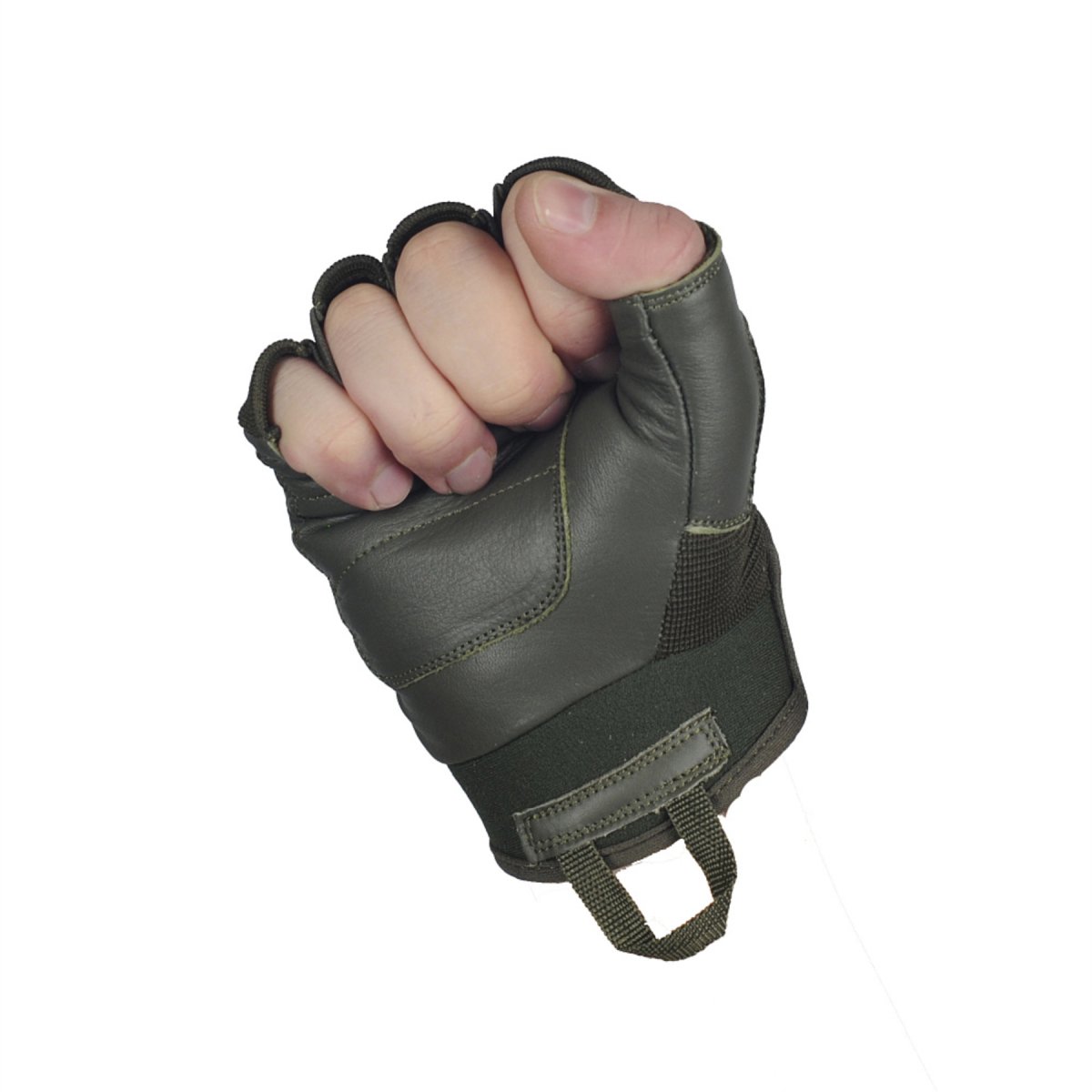 M-TAC Assault Tactische Mk. 4 Vingerloze Handschoenen Knuckles Demping Pads Olijf
