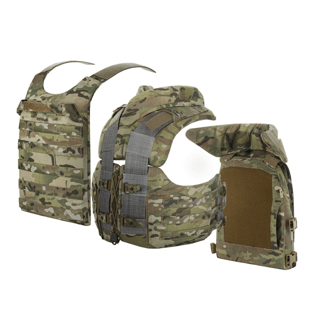 M-TAC korset Elite tactische plaatdrager MOLLE Quick Release MTP Camo