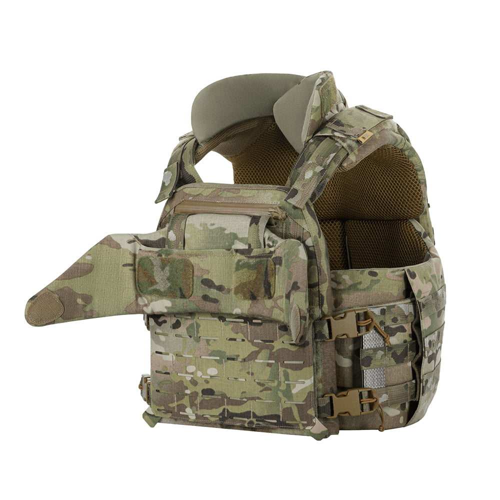 M-TAC korset Elite tactische plaatdrager MOLLE Quick Release MTP Camo