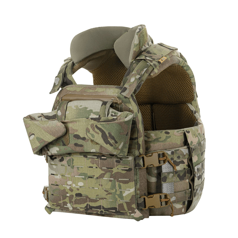 M-TAC korset Elite tactische plaatdrager MOLLE Quick Release MTP Camo