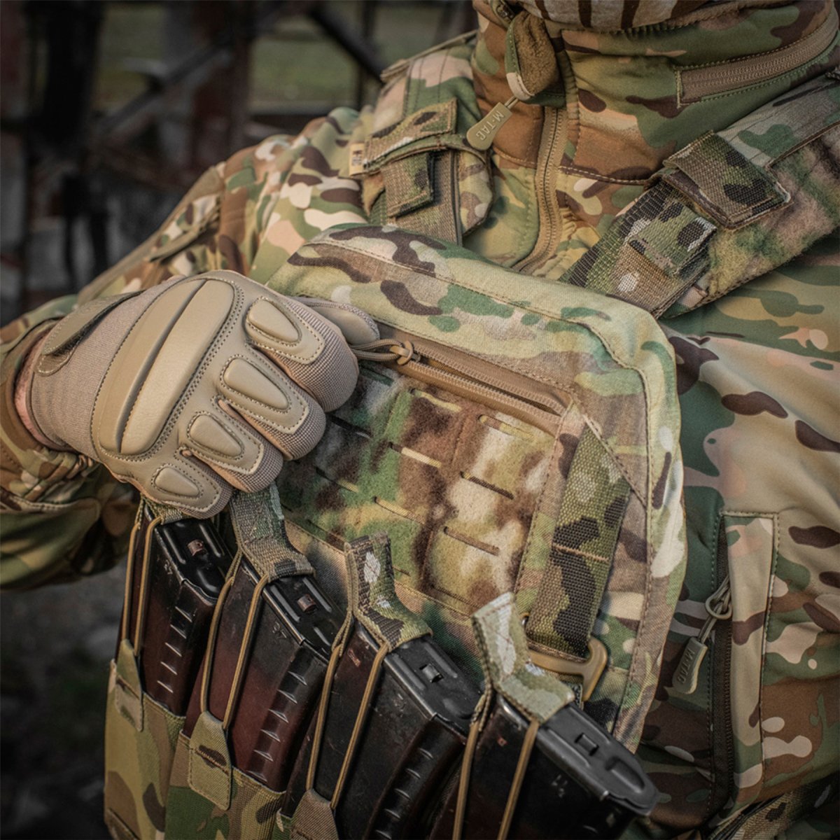 M-TAC Cuirass QRS Tactische Plaatdrager Cordurda Quick Release-systeem MTP Camo