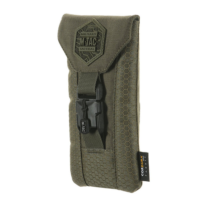 M - TAC Elite administratiezakje Duurzaam Cordura HEX smartphonehoesje Olijfgroen - GoMilitar