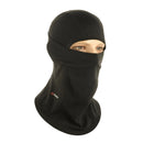 Black M-TAC military style balaclava with full face coverage and lightweight tactical design for winter wear