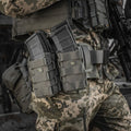 M-TAC Open dubbele magazijntas, antislip rubberen tactische cordura olijf