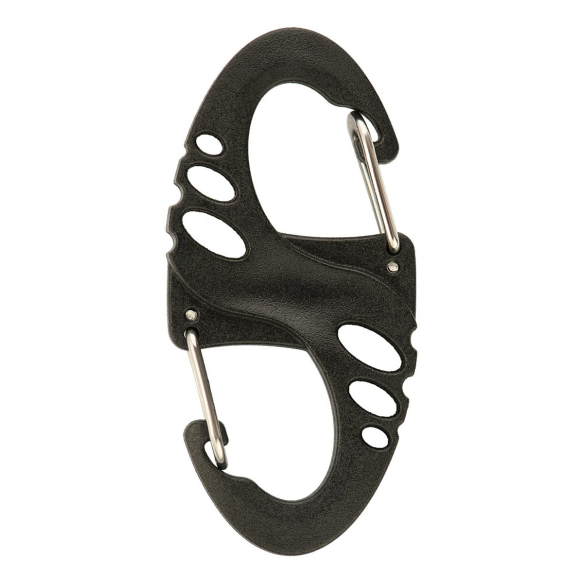 M-TAC S-Hook Tactische Karabijnhaak Lichtgewicht Utility Gear Clip Hook Zwart