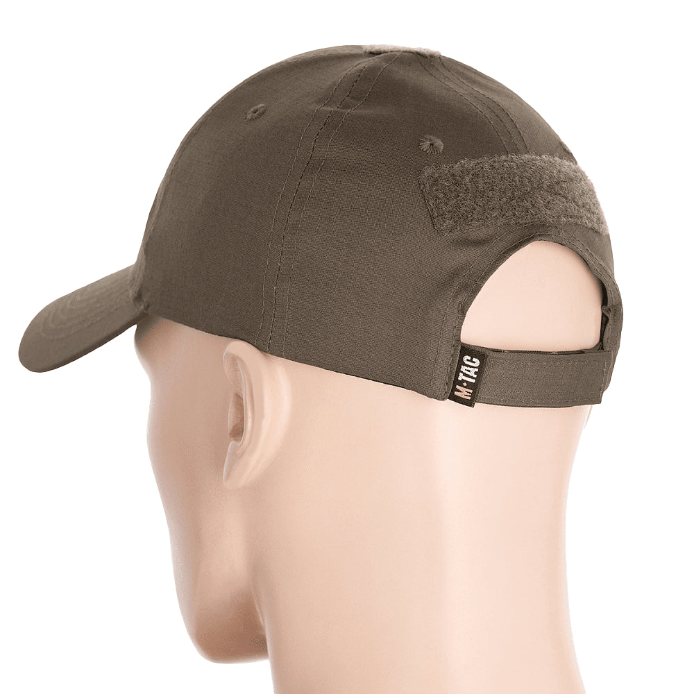 M-Tac tactische baseballpet flexibele pasvorm ripstop klittenband donkerolijfgroen L/XL