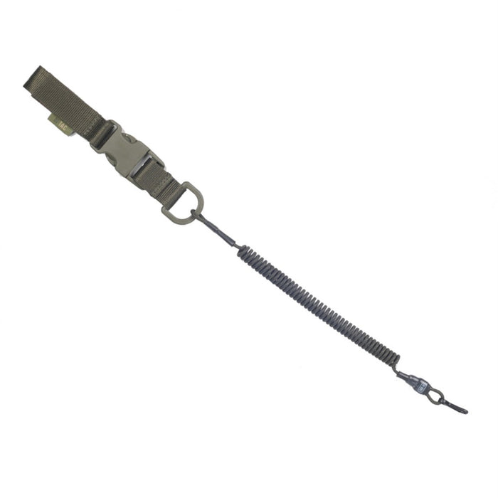 M - TAC Tactisch veiligheidskoord Lite Carbine Lanyard Retentie D - Ring Fastex Olive - GoMilitar