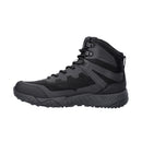 Black Magnum HI-TEC Ultima 6.0 waterproof hiking boot with durable sole and ankle support for outdoor trekking.