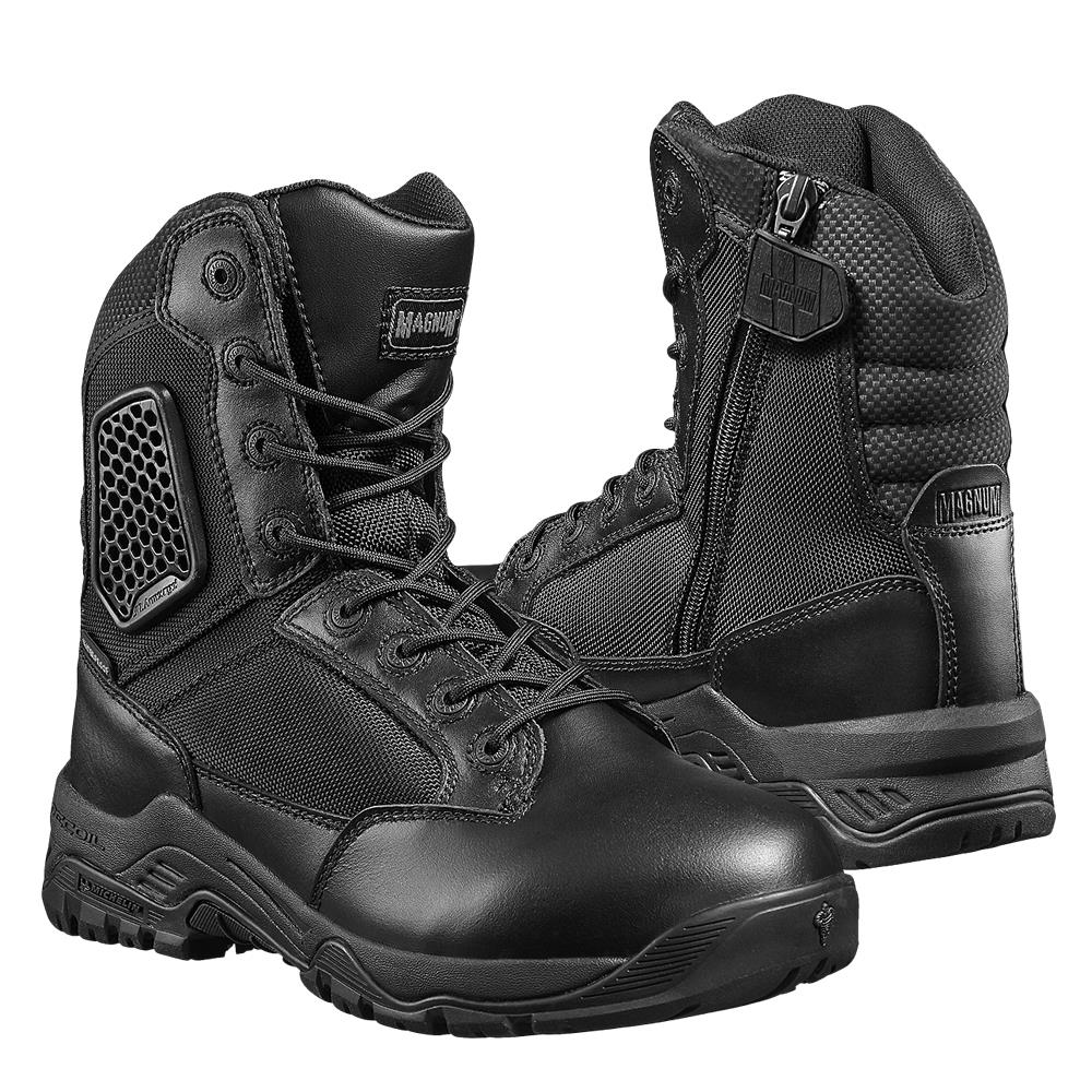 Magnum Strike Force 8.0 Combat Boots Leather Tactical Duty wandelschoenen zwart