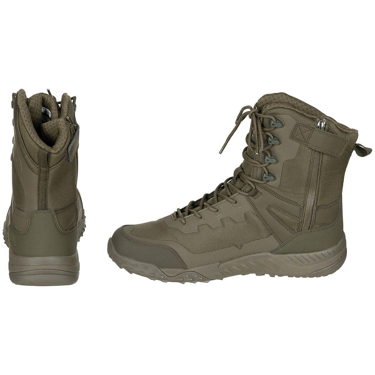 Magnum Ultima 8.0 SZ WP tactische laarzen waterdicht lichtgewicht zijrits olijfgroen