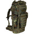MFH Brand Army BW Combat Tactical Molle 65L Backpack Aluminium Rod Field Bag Nieuw