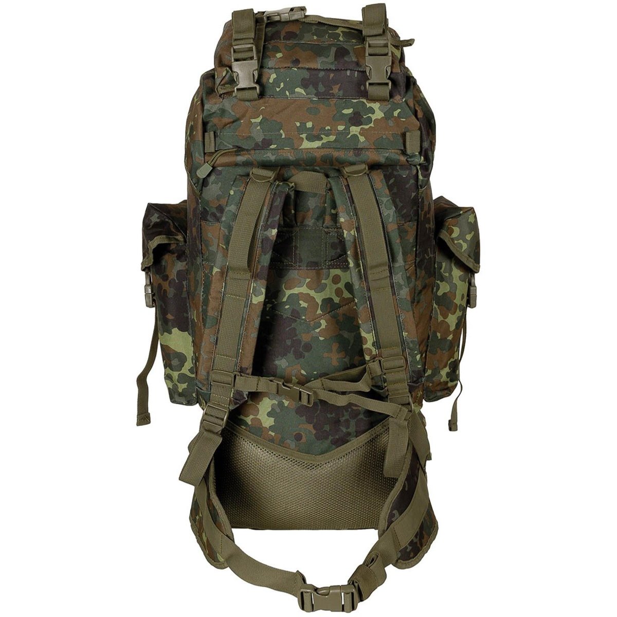 MFH Brand Army BW Combat Tactical Molle 65L Backpack Aluminium Rod Field Bag Nieuw