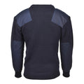 MFH -merk Duitse legerstijl pullover commando jumper ademende blauwe trui nieuw