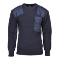 MFH -merk Duitse legerstijl pullover commando jumper ademende blauwe trui nieuw