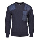 MFH -merk Duitse legerstijl pullover commando jumper ademende blauwe trui nieuw