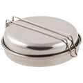MFH Brand Mess Kit 5 stuks set roestvrijstalen camping wandeltrekking pottenset