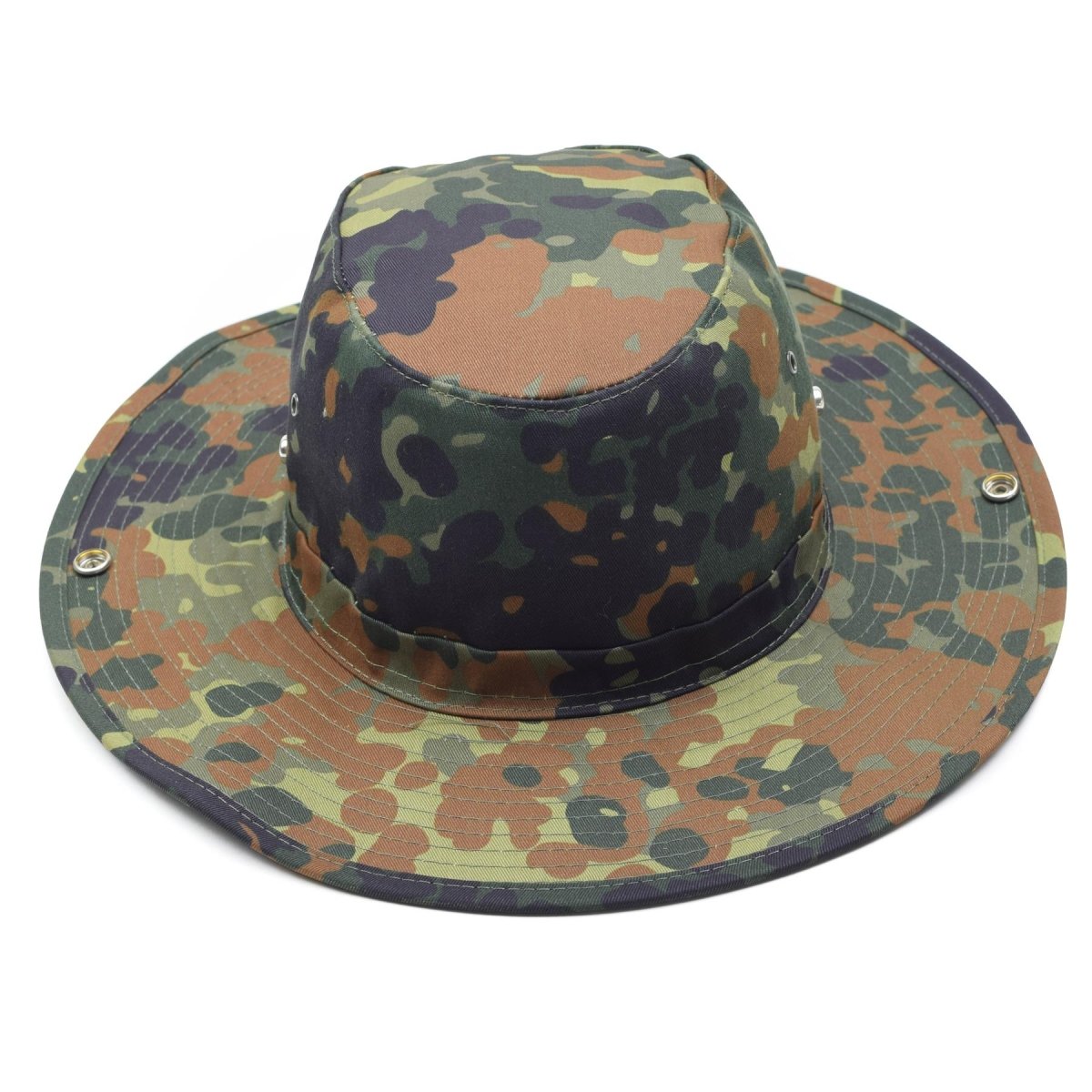 MFH Brand Militaire Bush -stijl Hoed Flecktarn emmer Panama Jungle Summer Cap Nieuw