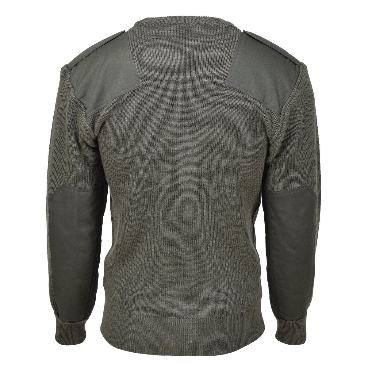 MFH merk militaire stijl commando pullover stock stitch gebreide trui olijf nieuw