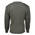MFH merk militaire stijl commando pullover stock stitch gebreide trui olijf nieuw