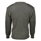 MFH merk militaire stijl commando pullover stock stitch gebreide trui olijf nieuw