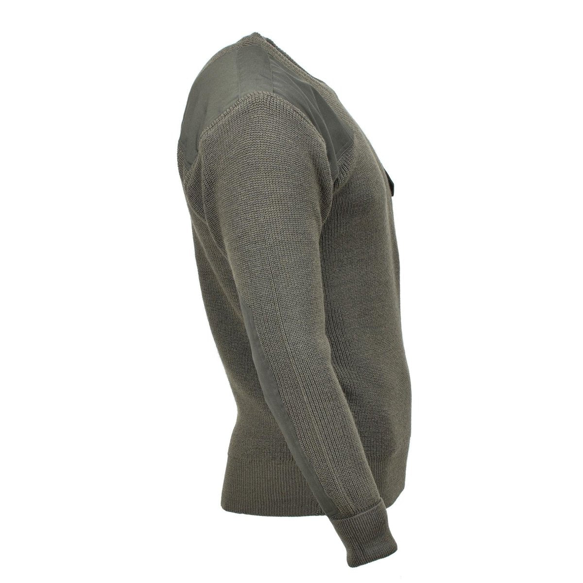 MFH merk militaire stijl commando pullover stock stitch gebreide trui olijf nieuw