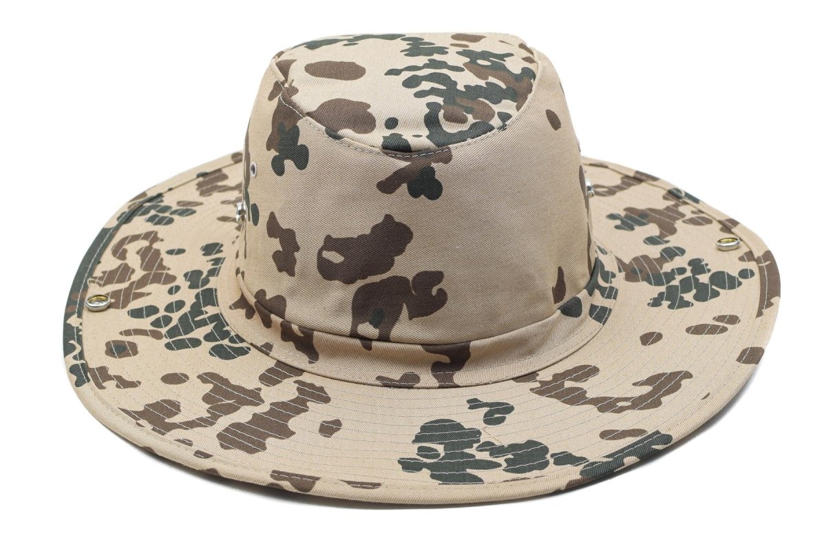MFH merk militaire stijl Panama hoed tropical flecktarn bucket Summer Cap nieuw