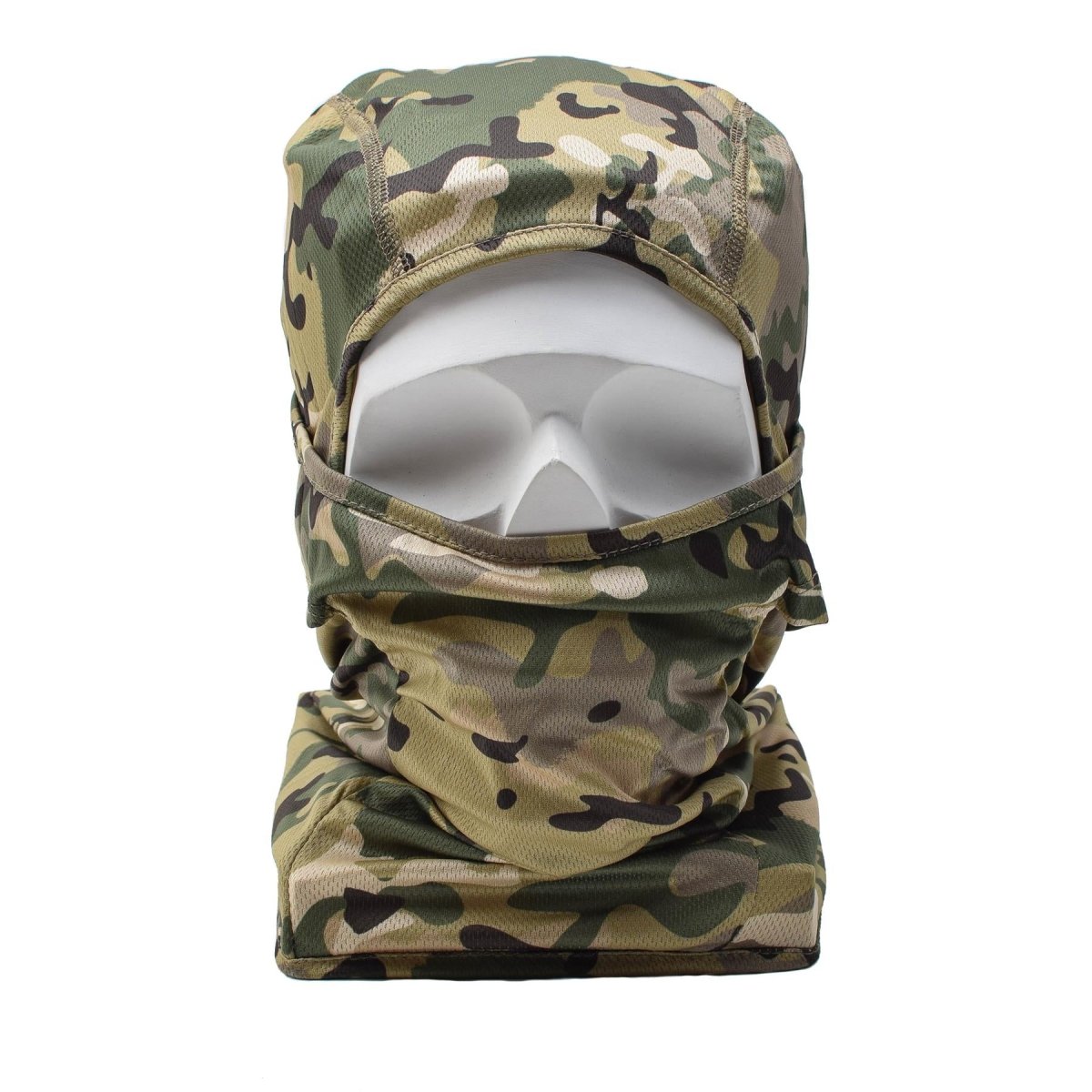 MFH Brand Mission Operation Camo Balaclava Lichtgewicht Tactisch gevechtsmasker Nieuw