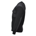 MFH Brand Sweater Commando Jumper Rib Gebreide wolversterkte pullover zwart nieuw