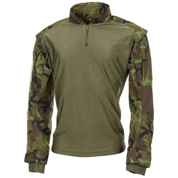 MFH M95 camouflage tactisch veldshirt met lichtgewicht ademende stof en duurzame ripstop-mouwen voor buitenmissies