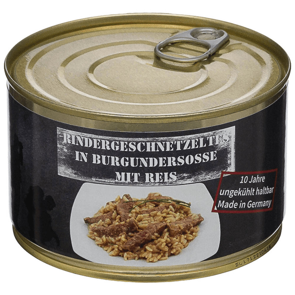 MFH Kant-en-klaarmaaltijd Gehakt Rundvlees met Rijst 400 g Camping Outdoor Food